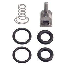 Fuel Check Valve Rebuild Kit Compatible with Harley-Davidson EFI Systems 2000–2022, Fits MC-300 Fuel Tool, Includes Viton O-Rings, Stainless Spring for Softail, Road King, Glide