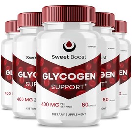 Sweet Boost Capsules, SweetBoost Glycogen Support Pills, Sweet Boost Dietary Supplement, Maximum Strength SweetBoost Glyco Support Advanced Formula, SweetBoost Pills, Sweet Boost Reviews (5 Pack)