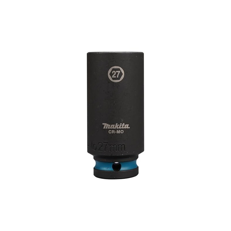 Makita E-16536 Impact Socket 1/2 Inch SW27 Long Impact Black