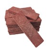 20 Pcs Red Thin Wall Brick Veneers, 2.4" x 7.9"