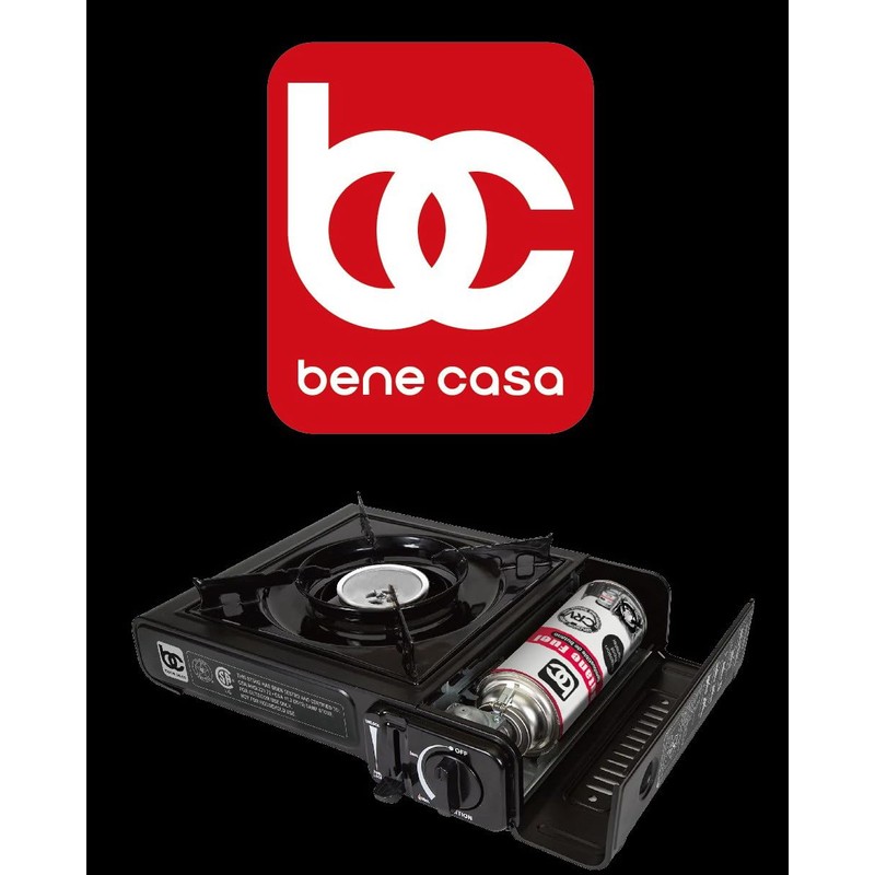 Bene Casa Portable Butane Burner 7,650 BTU | Safe &