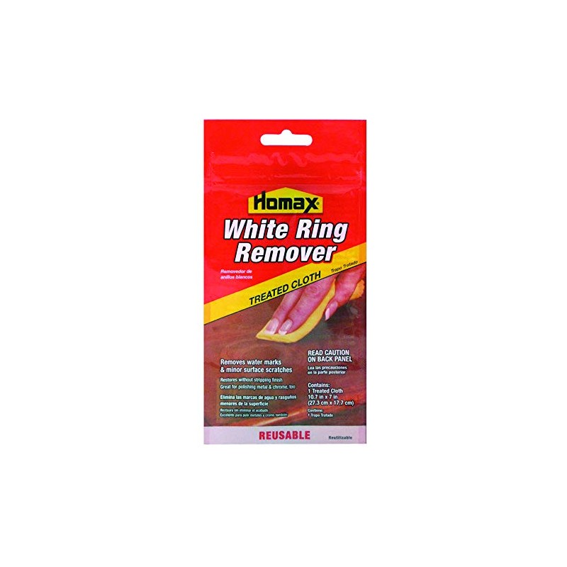 Homax Group Furniture White Ring Remover Cloth, 7in. x 11in
