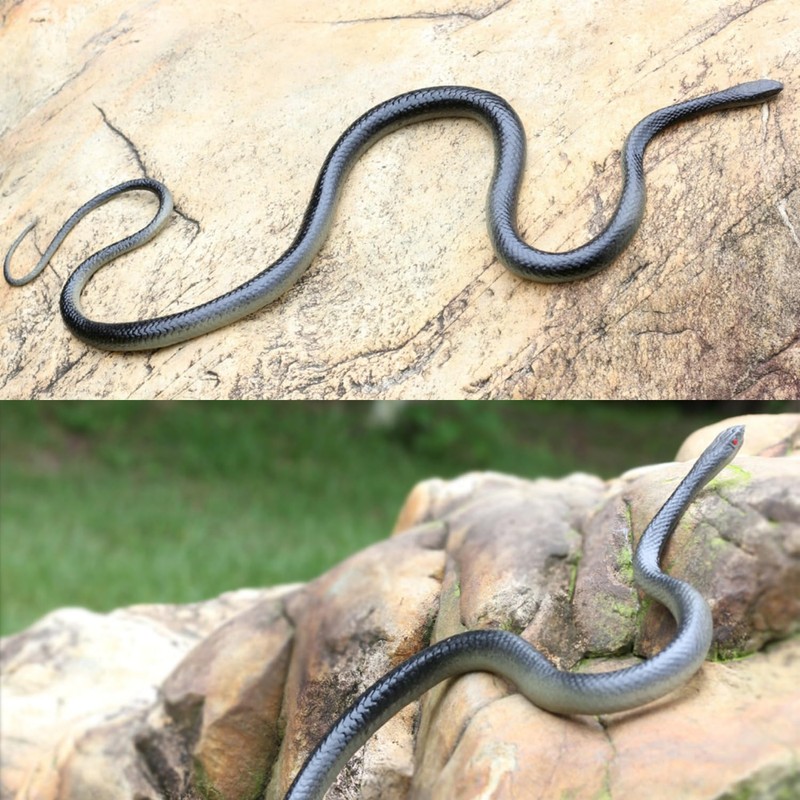 Tokaneit Rubber Snake, Realistic Rubber Python, Toy Snake, Large Rubber