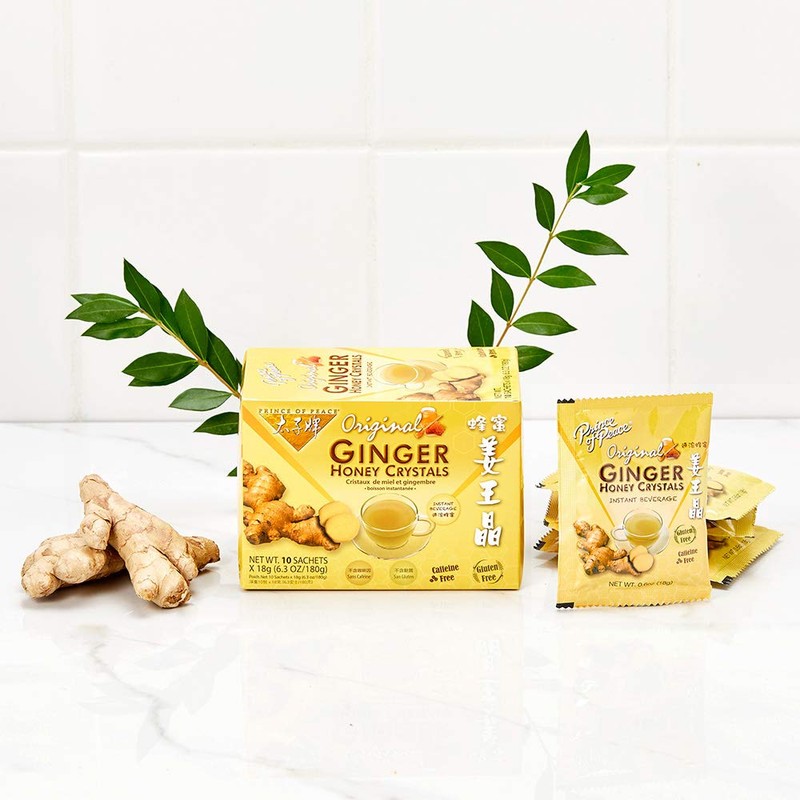 Prince of Peace Instant Ginger Honey Crystals, 2 Packs of