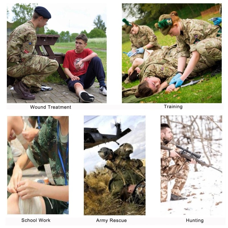 Unbranded Botiquín de primeros auxilios Bolsa Medicina Caso Emergencia Trauma