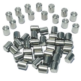 ZDingTech 50pcs 4mm x 5mm Dowel Pins Metal Dowel pins M4 4mm Shelf Pegs,Support Shelves,4mm x 5mm Metal Rod.304 Stainless Steel Wood Bunk Bed pegs