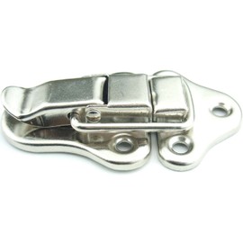 2 x Adam Hall 1607 - Surface Lock Medium 69 x 38 x 11 mm - Snap Lock, Box Case Lock