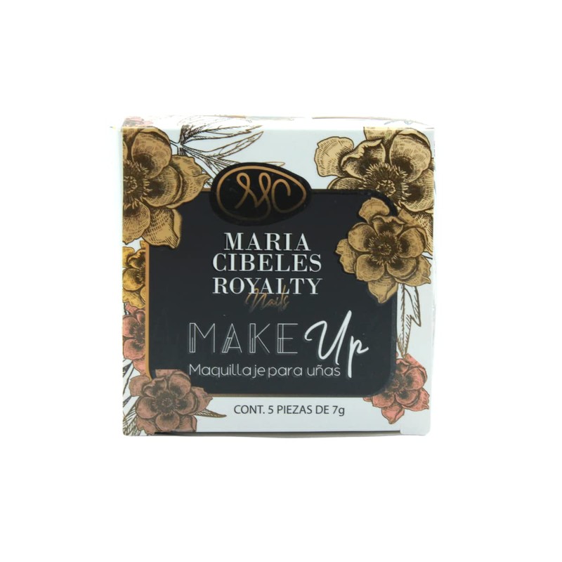 Maria Cibeles Royalty Nail Acrylic Collection, 5 Jars of 7g