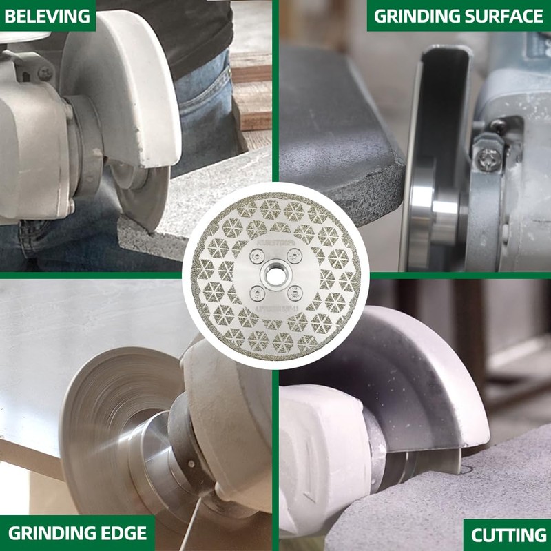 KURSTOL Grinding Cutting Diamond Blade - Granite Grinding Wheel 4.5"/115mm
