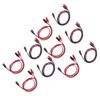 5 Sets Alligator Clip to DC Adapter Cable Stable Dual