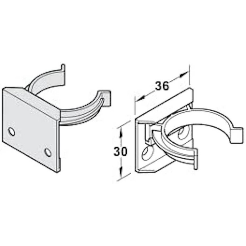 20 x Heavy Duty Kitchen Plinth Clips Kick Board Clips
