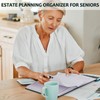 End of Life Planner, Guided Estate Planning Organizer with Tabs,