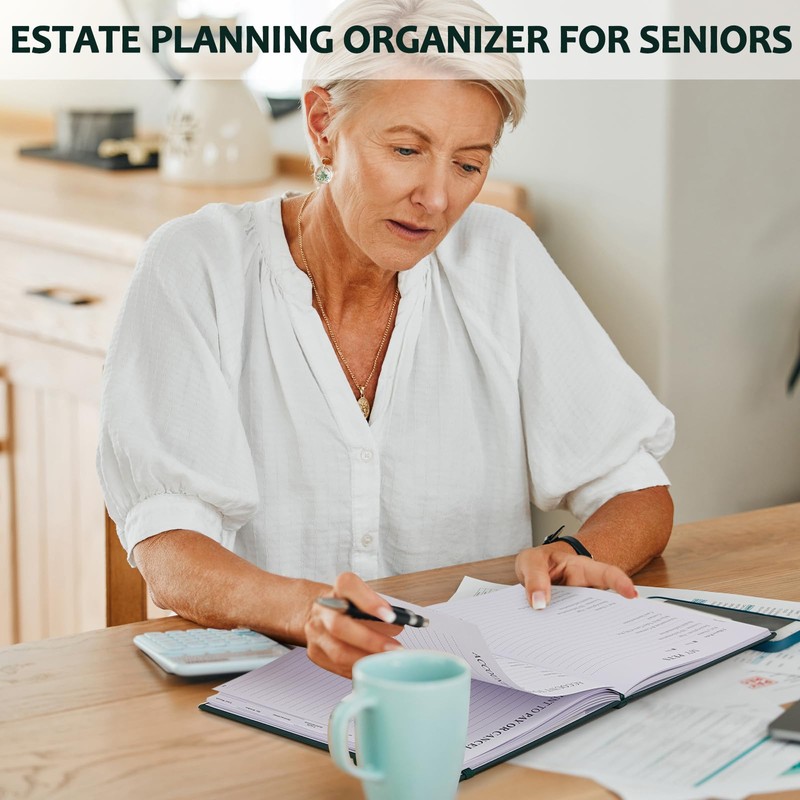 End of Life Planner, Guided Estate Planning Organizer with Tabs,
