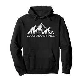Colorado Springs Hoodie | Colorado Springs Mountain Pullover Hoodie