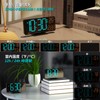 KOSUMOSU Digital Alarm Clock with Automatic Dimmable LED Clock for