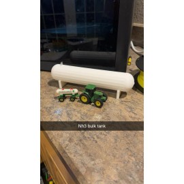 Handmade Nh3 Bulk Tank 1/64th Scale
