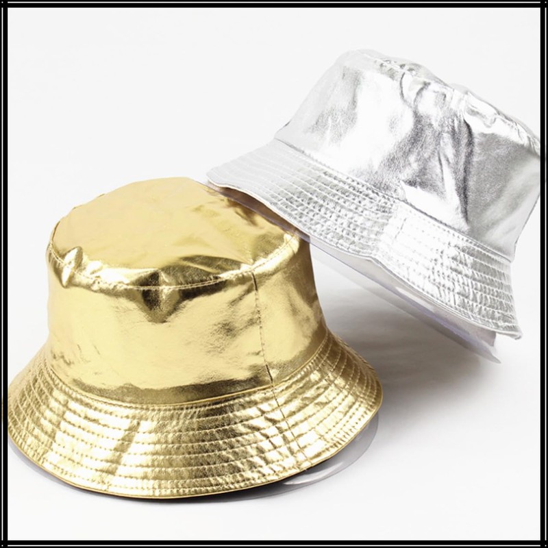 White Fang CZ500 Hat, Bakaiha, Metallic Festival, Party, Simple, Shiny