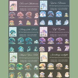 Ta Merry Scrapbooking Stickers, Scrapbooking Accessories Stickers Aesthetics