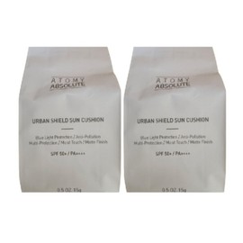 Atomy Absolute Urban Shield Sun Cushion Refill 15g x 2 / 애터미 앱솔루트 어반 쉴드 선쿠션 리필 15g x 2개