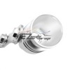 Silver 56-85MM Turbo Bov Whistle Sound Catback Muffler Exhaust Pipe