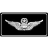 U.S. Army Master Aviator Black Photo License Plate
