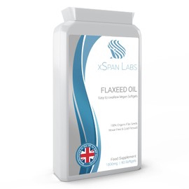 Flaxseed Oil Capsules 1000mg – 90 Vegan Soft Gels - Rich in Omega 3, 6, and 9 Fatty Acids – Crafted Exclusively from Cold-Pressed, Hexane-Free Organic Flax Seeds – Proudly Manufactured in The UK