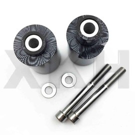 SMT-No Cut Frame Slider Crash Protector Compatible With 2004 2005 SUZUK GSXR 600 750 carbon [B00RUEDNTY]