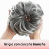 JJstar Chignon Parrucche Capelli Grandi Posticci Ricci Ondulati Capelli Naturali