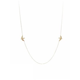 Two Doves Gold Fill Necklace also in Silver and Rose Gold Fill