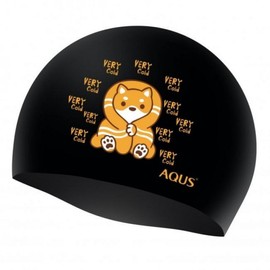 Swimming Cap: It's Dangerous Outside The Blanket Aqus WHT