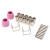 Plasma Cutting Torch Consumables Kit Electrode Contact Tip Ceramics Nozzle