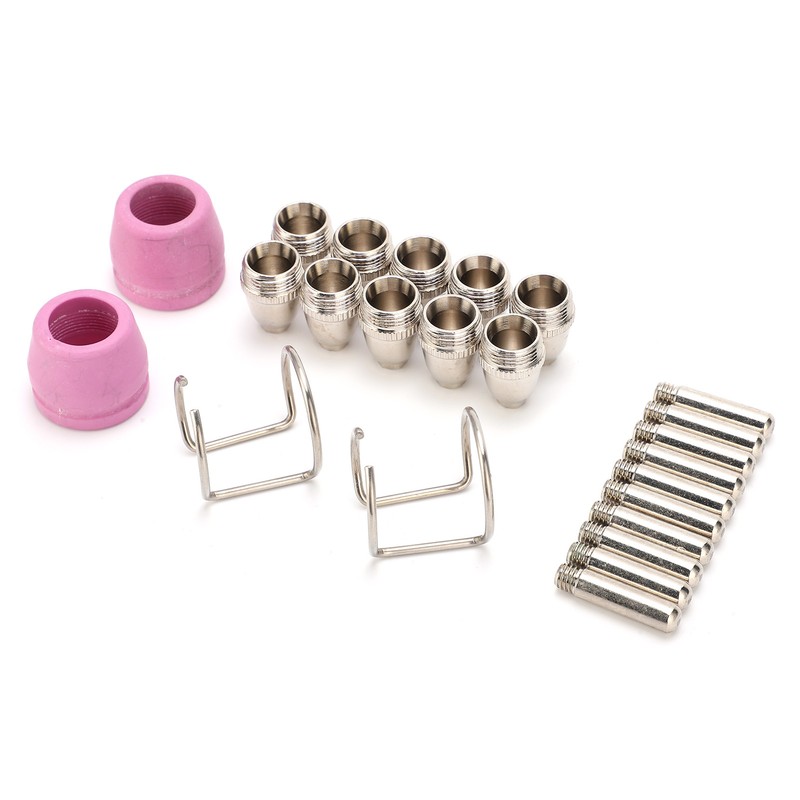 Plasma Cutting Torch Consumables Kit Electrode Contact Tip Ceramics Nozzle