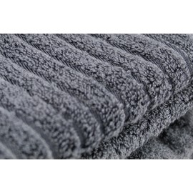 Immaculate Textiles Bamboo Bathroom Hand Towels - Pack of 2-74x34cm - 700GSM - 100% Bamboo : Hotel/Spa Quality : Extra Soft, Highly Absorbent & Quick Drying (Grey)
