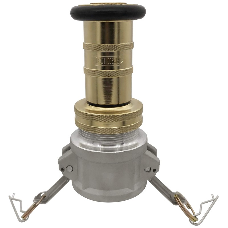 RosyOcean Heavey Duty 2 Inch Fire Hose Nozzle Brass Fire