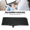 Replacement Keyboard Durable Reliable Replacement Keyboard for OS X Laptop