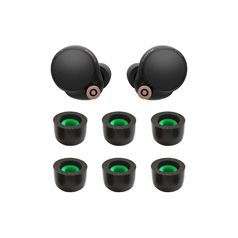 ALXCD Foam Ear Tips Compatible with Sony WF-1000XM4 Earbuds, S/M/L