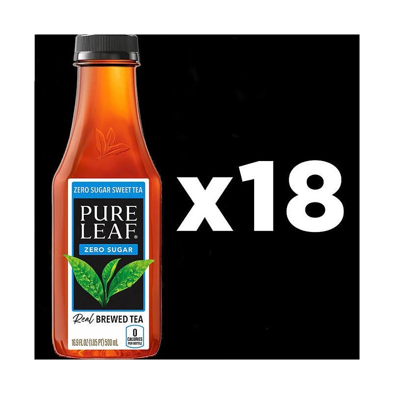 Pure Leaf Zero Sugar Real Brewed Tea Sweet Tea, 16.9