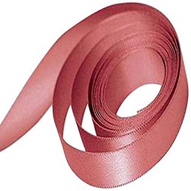 Papillon Single Face Satin Ribbon, 5/8" Wide X 100 Yards, Cinnabar