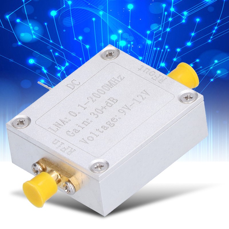RF Amplifier Broadband Module High Gain Board Low Noise Receiver