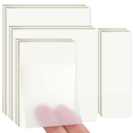 Transparent Sticky Notes, Waterproof, Clear Sticky Notes, Rewritable, for School Supplies, School, Office, Home, Four Sizes, 400 Sheets