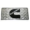 Cumins Diamond Plated Embossed Aluminum Novelty License Plate