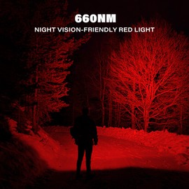 sofirn LED Headlamp Rechargeable, H35R Super Bright Lightweight Head Light with 660nm Deep Red Light, 1500 Lumens White Light, IPX6 Waterproof Head Flashlight for Running Hiking Camping