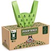 Pogi's Compostable Poop Bags with Easy-Tie Handles – Leak-Proof, Extra-Large,