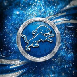 Handmade 20oz Skinny Tumbler Sublimation Transfer Lions Football Ready To Press