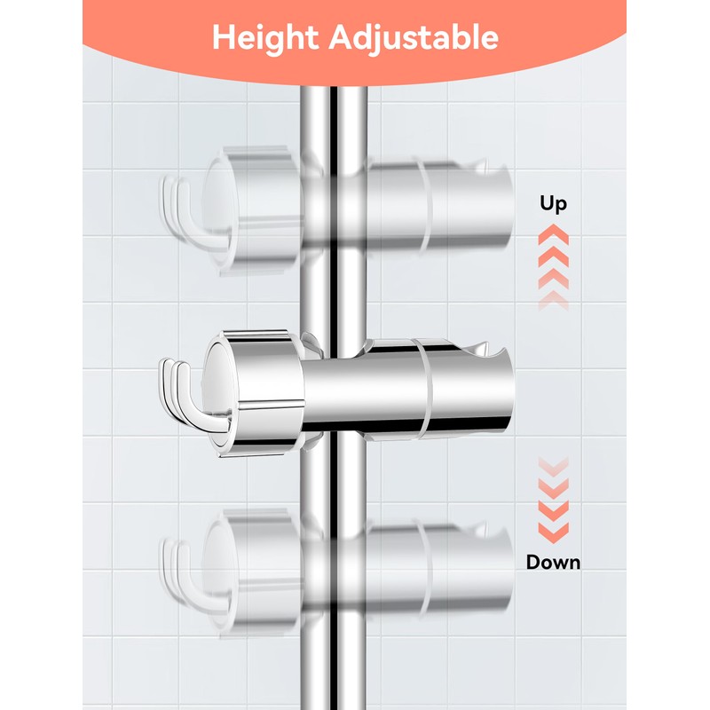 Magichome Shower Head Holder for 16-27MM Riser Rail, Adjustable Shower