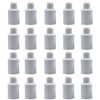 20 Pcs Nut Bolt Covers, White Plastic M14 Bolt Dome