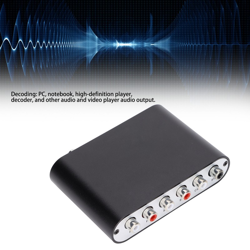 5.1 Digital Sound Decoder Converter Stereo SPDIF Coaxial AUX to