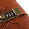 Notebook with Lock, B6 PU Leather Journal Diary with Pen
