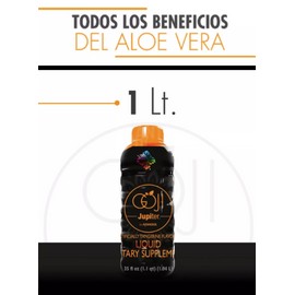 Aloe Pulp, Goji, Vitamin C Liquid Dietary Supplement Jupiter By Kromasol