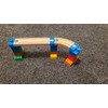 SpeedFreakCNC 5pc Duplo Bricks to Brio Compatible Wooden Train Track